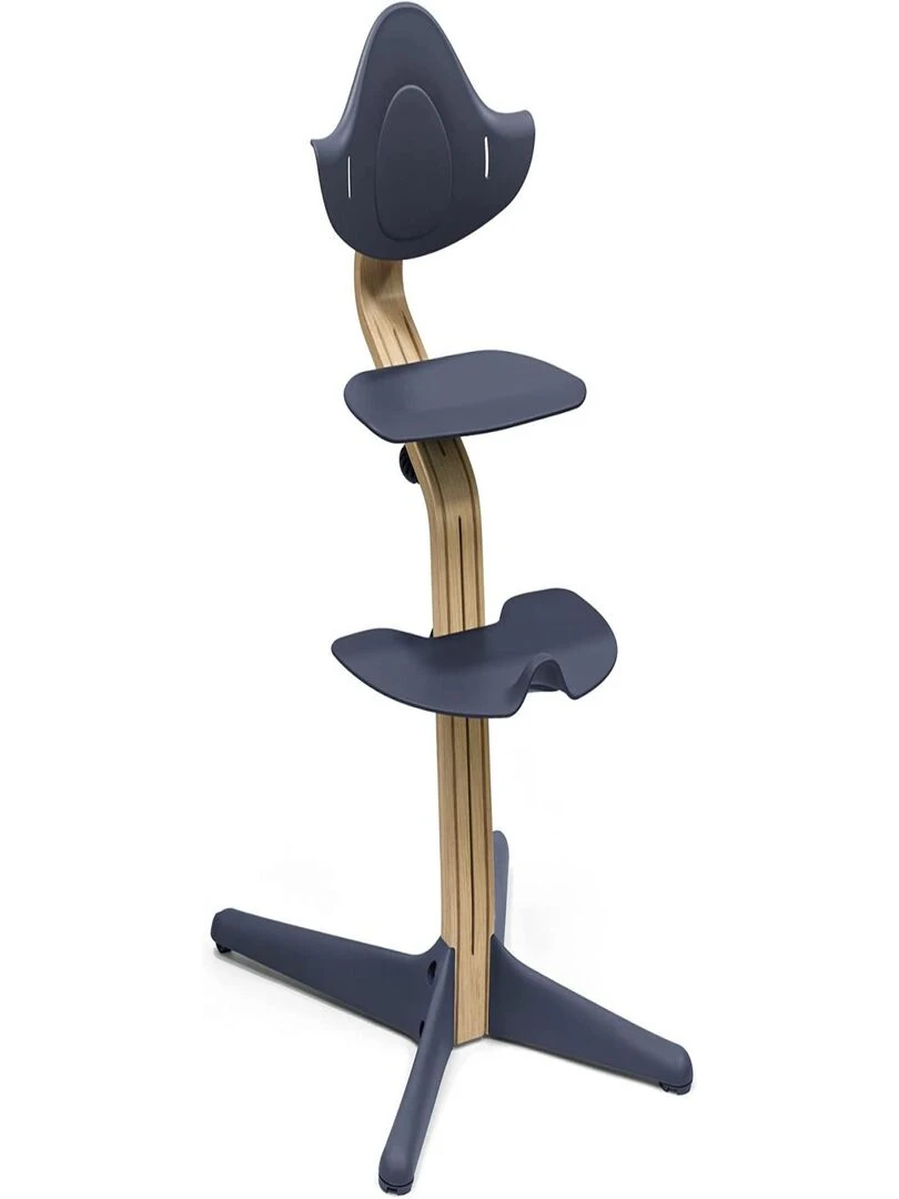 Chaise Stokke Nomi en bois de chêne bleue marine (Navy) Bleu