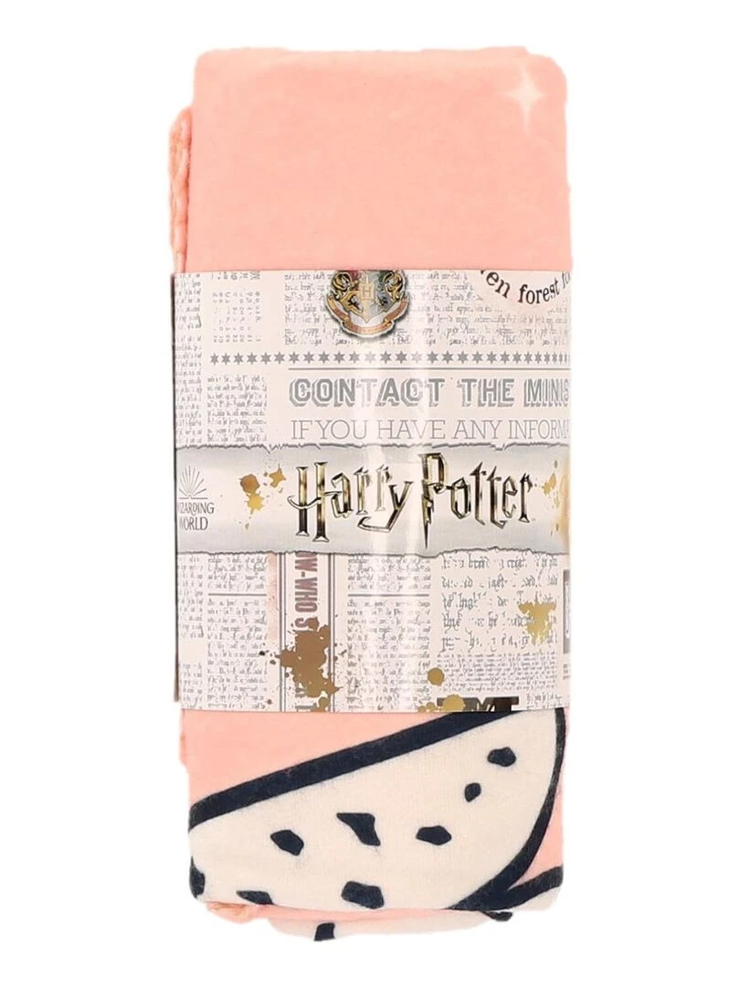 HARRY POTTER Plaid Harry Potter Hedwige 110x130 cm 100% Polyester Rose Rose