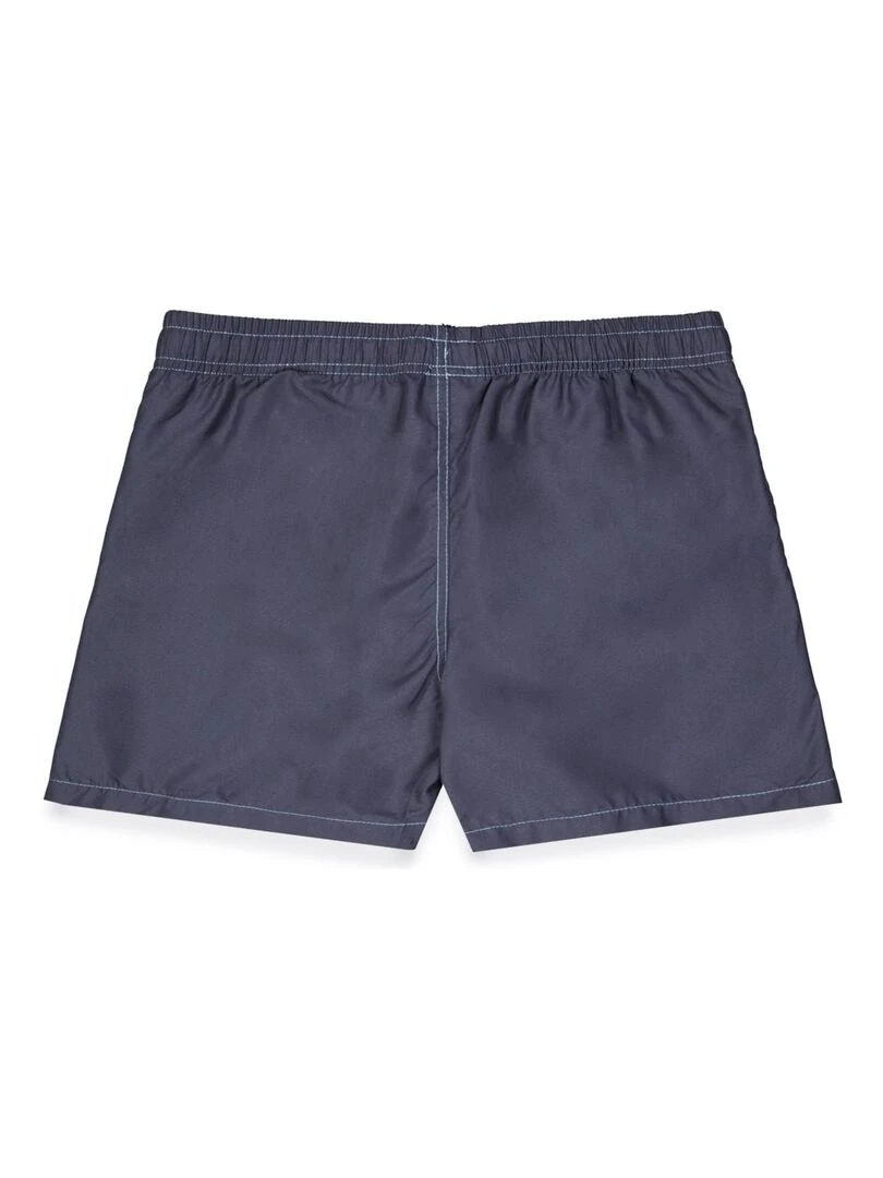 Boardshort court garçon avec ceinture demi élastiquée Freegun Bleu
