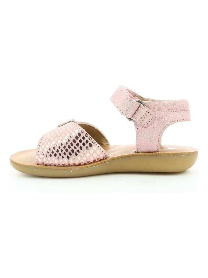 Sandales Cuir Theani   Rose