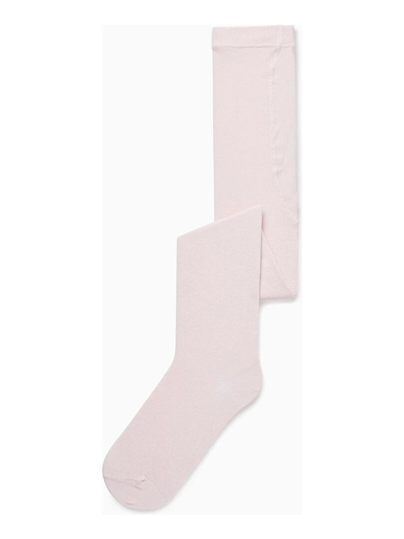 Collants en maille anti bouloches pour fille ESSENTIALS LINE Rose clair