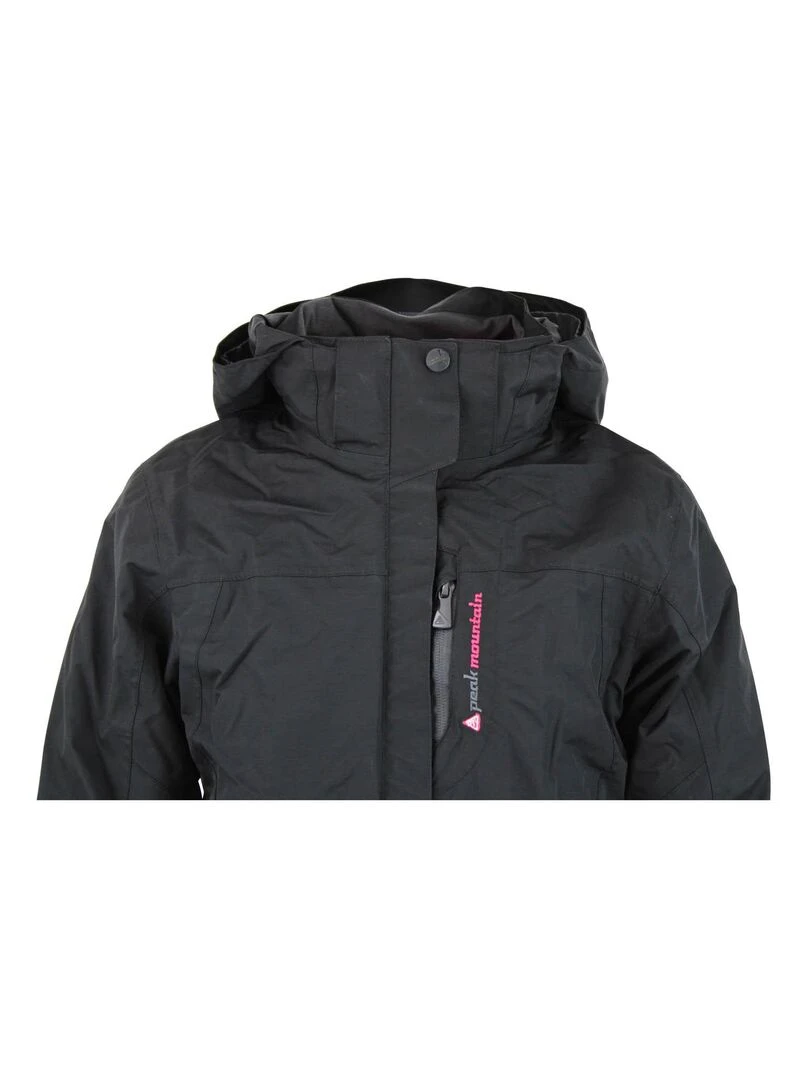 Blouson de ski fille 3 en 1 fille FACIONO   PEAK MOUNTAIN   Noir Noir