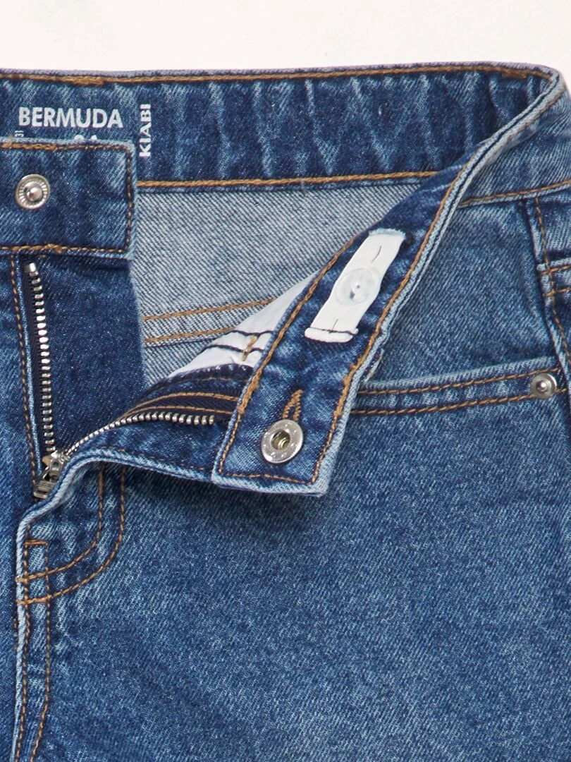 Bermuda en denim   Stone