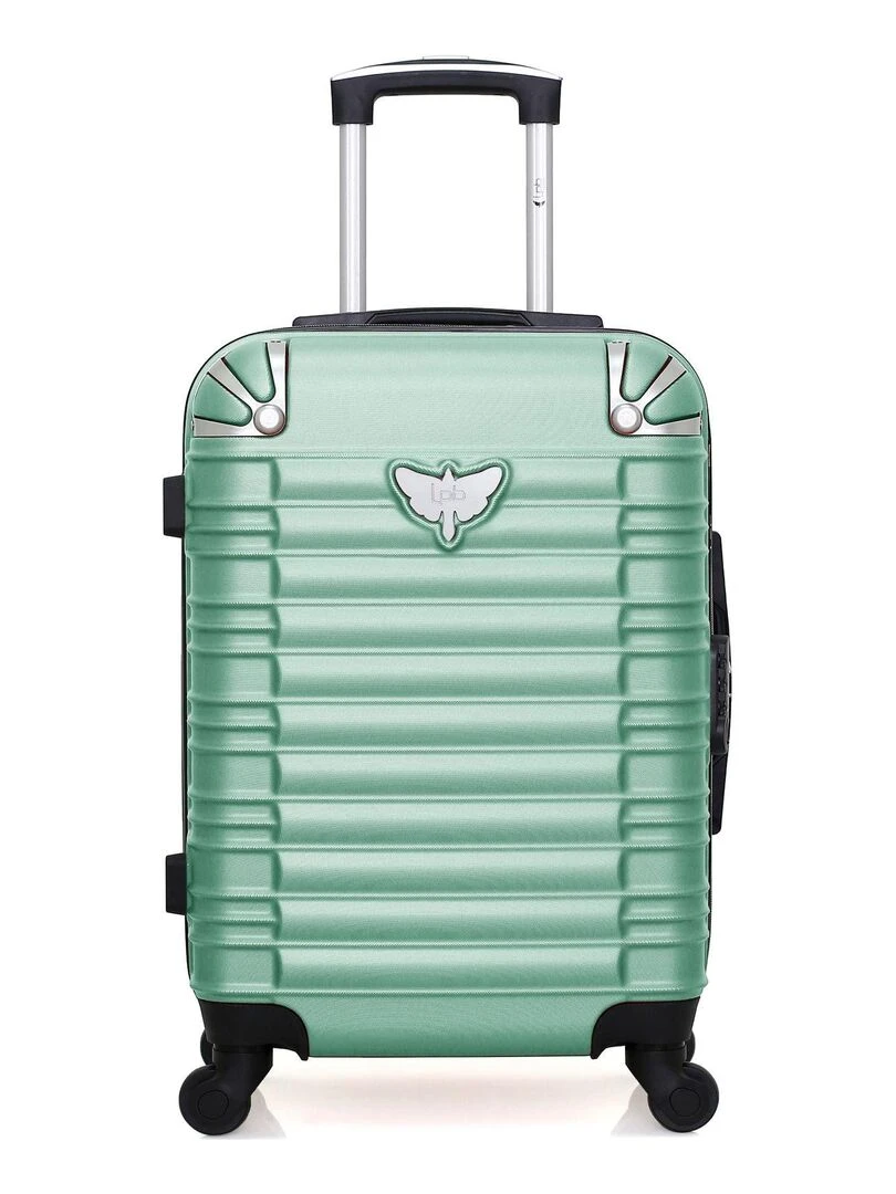 LPB LUGGAGE VALISE CABINE ABS GIULIA 4 ROUES 55 CM Vert d'eau