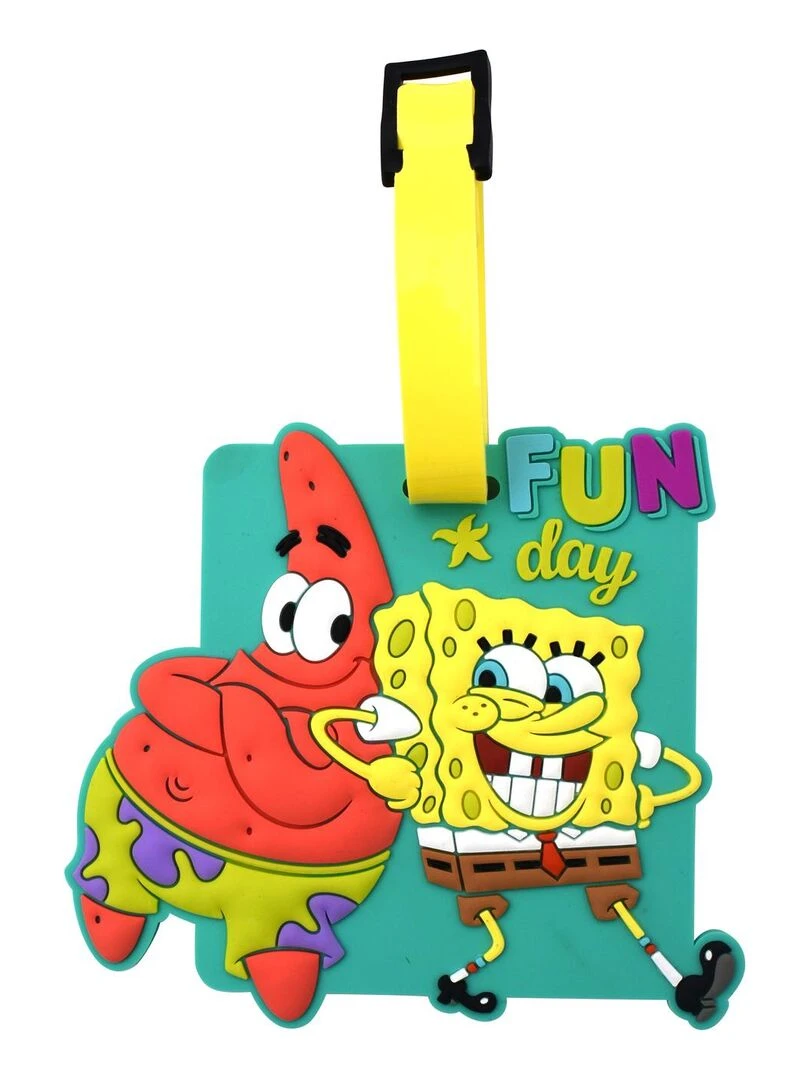 Bob l'Eponge   Etiquette Bagage   Lot de 2   N/A