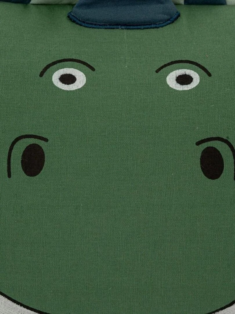 Coussin carré dino   Vert