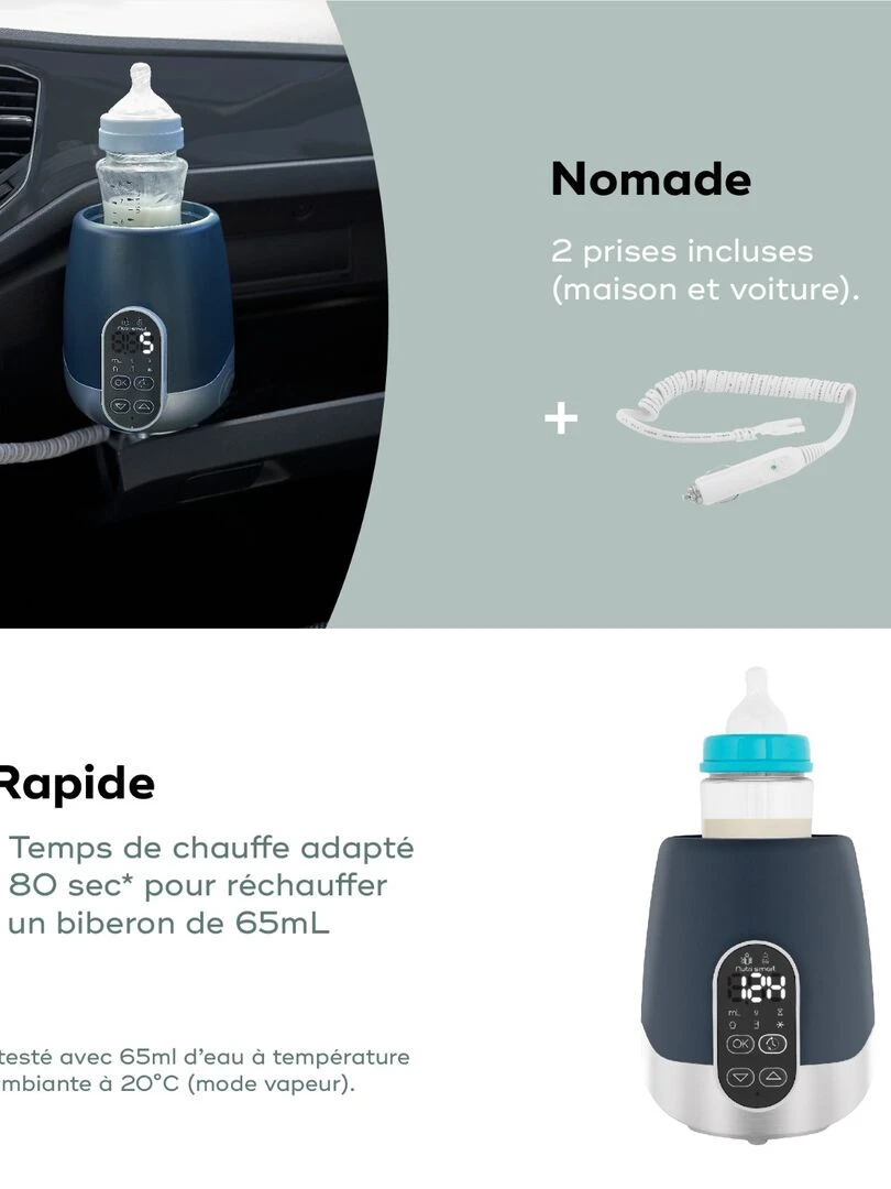 Chauffe Biberon Nutrismart Babymoov   Gris
