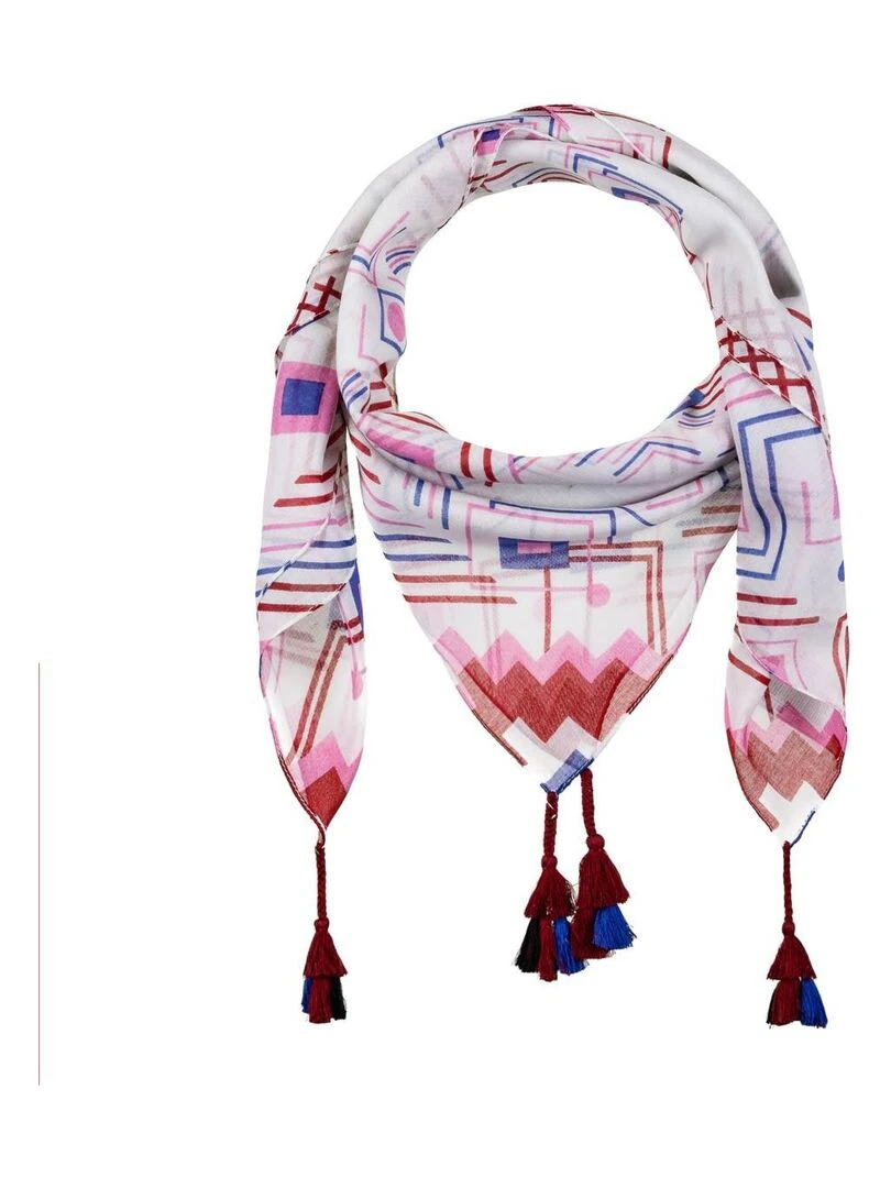 Foulard carré Tijana Rouge