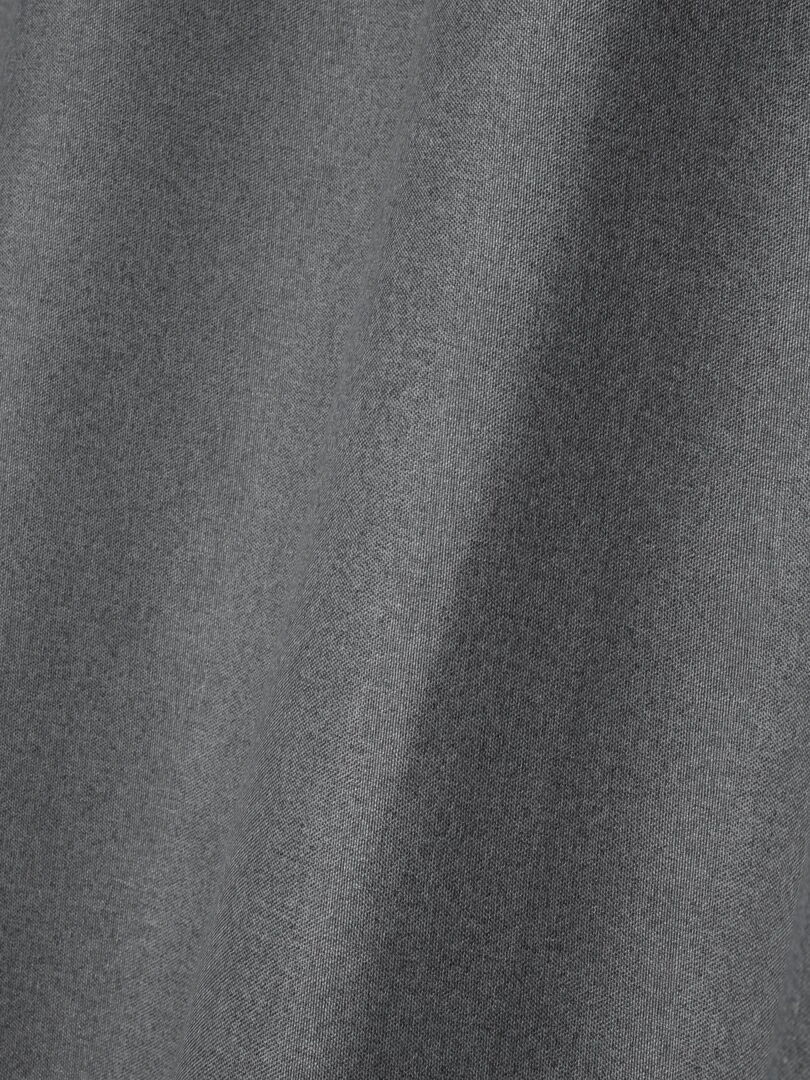 Rideau occultant Effet tweed Gris souris
