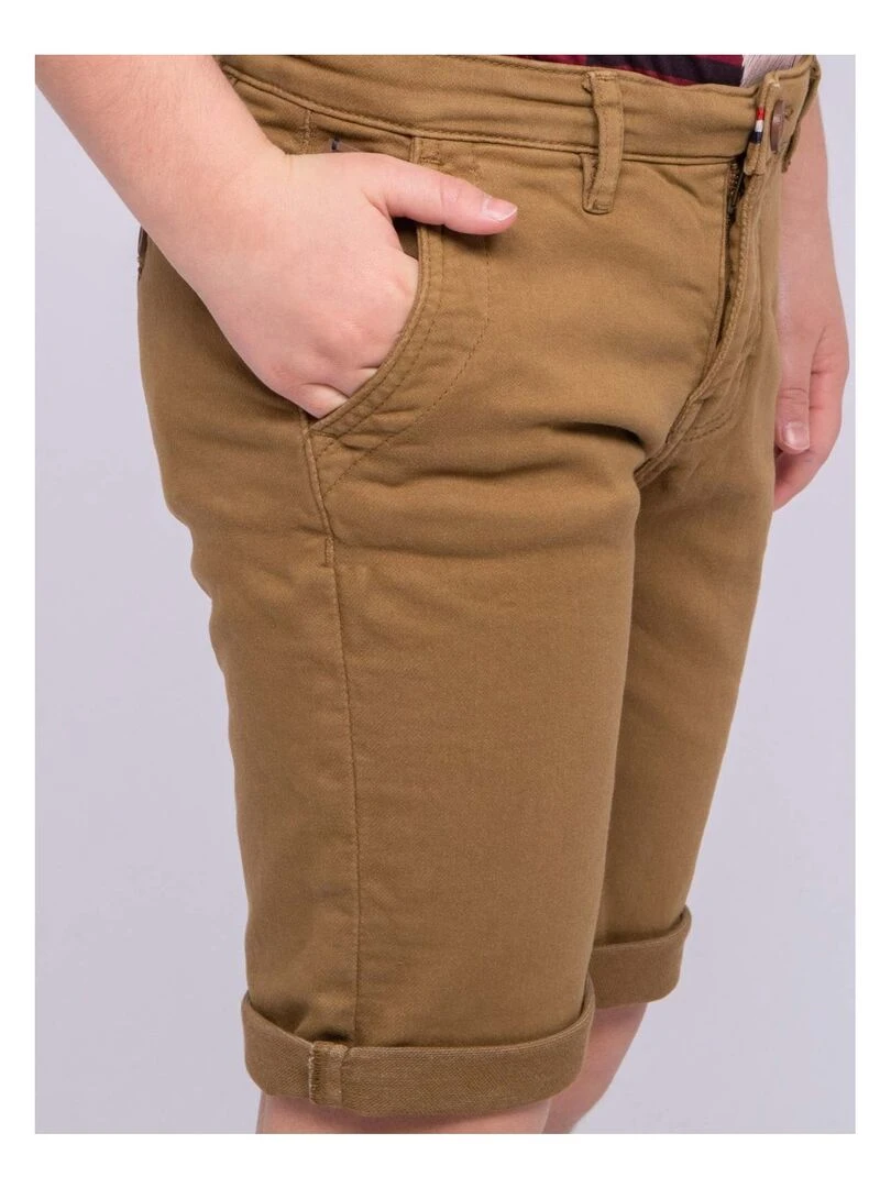 Bermuda chino BAVOLTA J   Marron glacé
