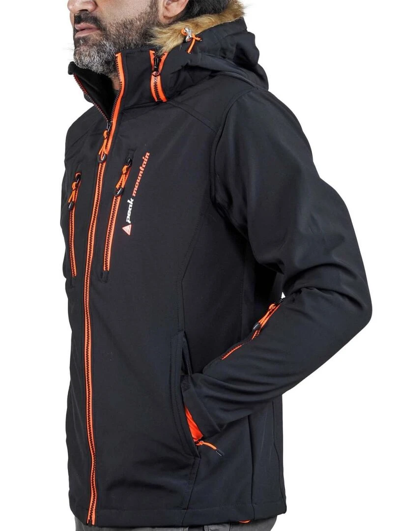 Blouson de ski homme CASADA   PEAK MOUNTAIN   Noir Noir
