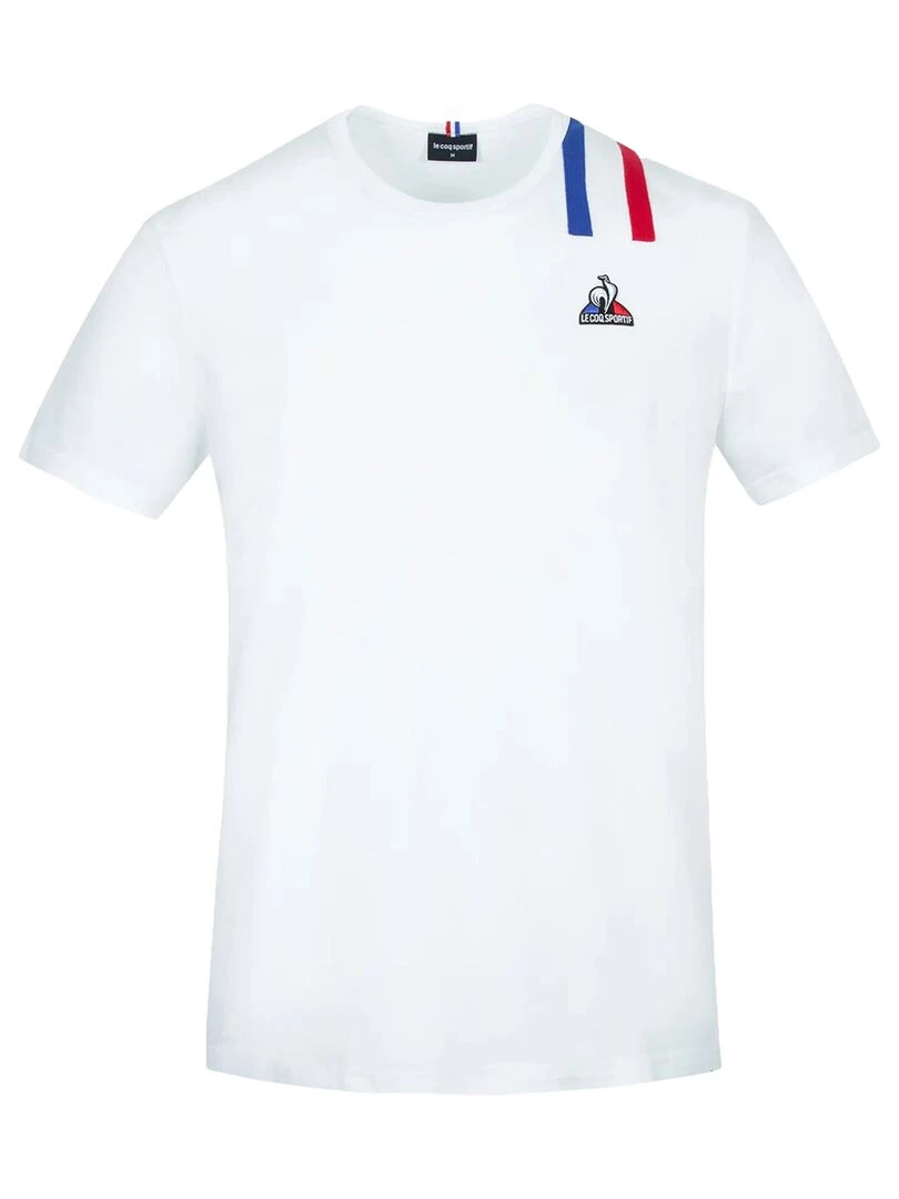 T shirt Le Coq Sportif Tricolore Tee Blanc
