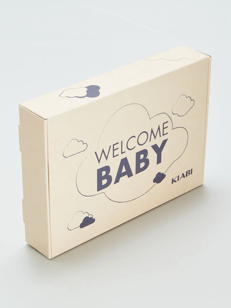 Box de naissance 'Welcome Baby' 5 pièces   Mixte   Rose
