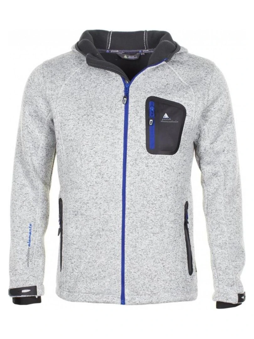 Blouson polaire homme CALA PEAK MOUNTAIN Gris