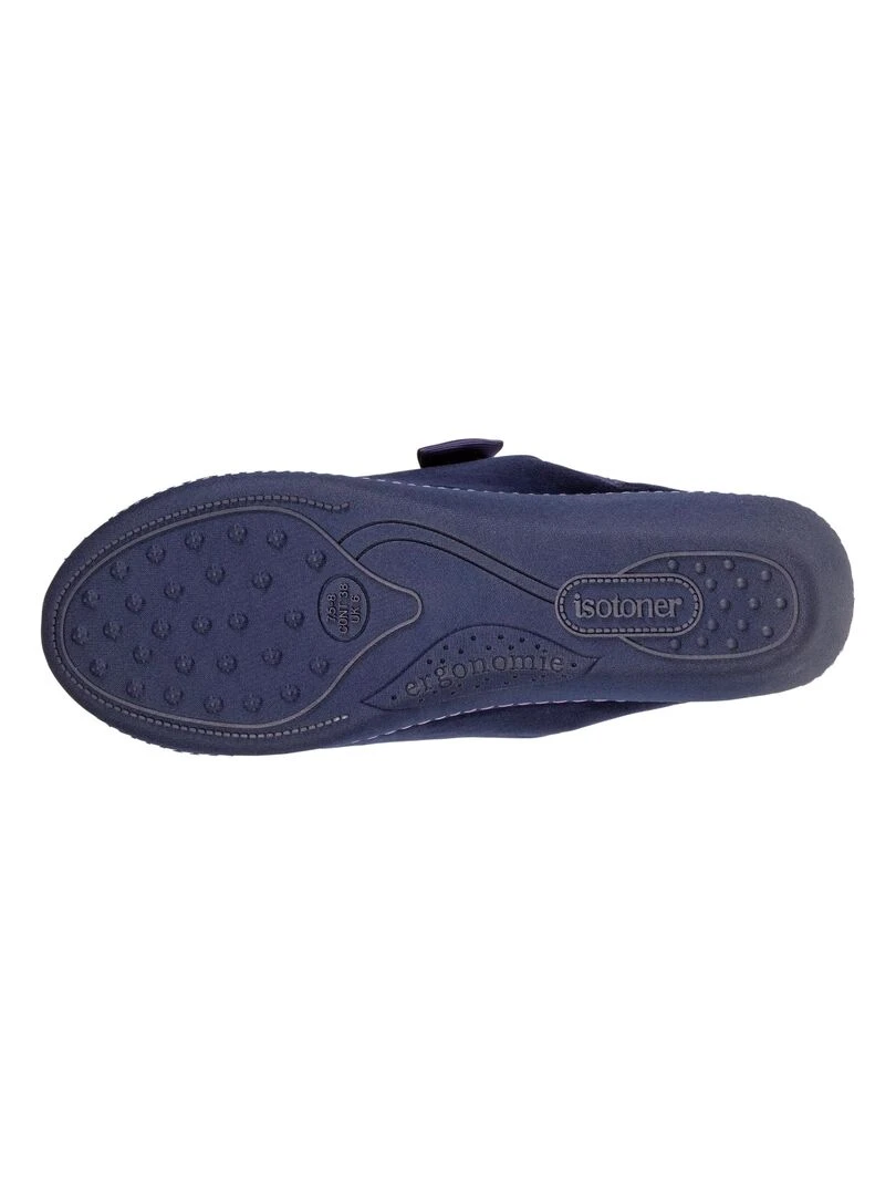 Chaussons mules Talon Femme Marine Nœud   Bleu marine