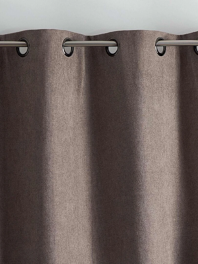 Rideau semi occultant phonique thermique KONFOR   Beige clair