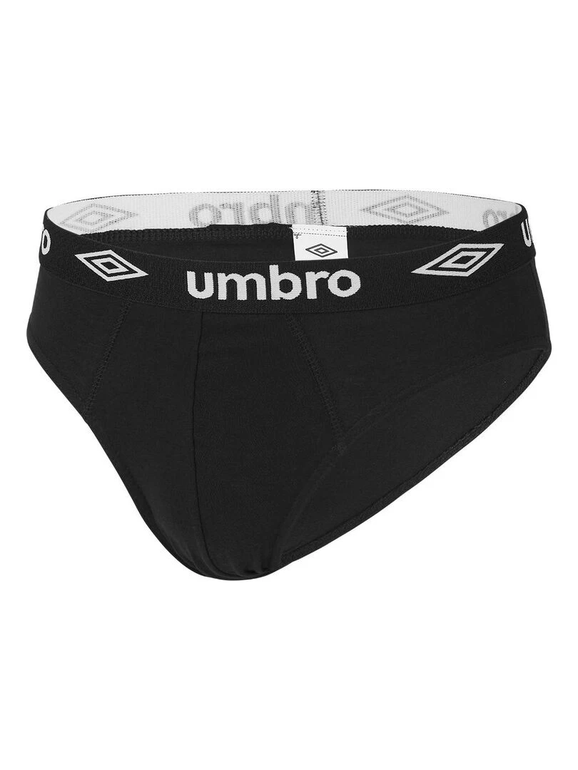 Lot de 5 slips coton homme Umbro   Noir