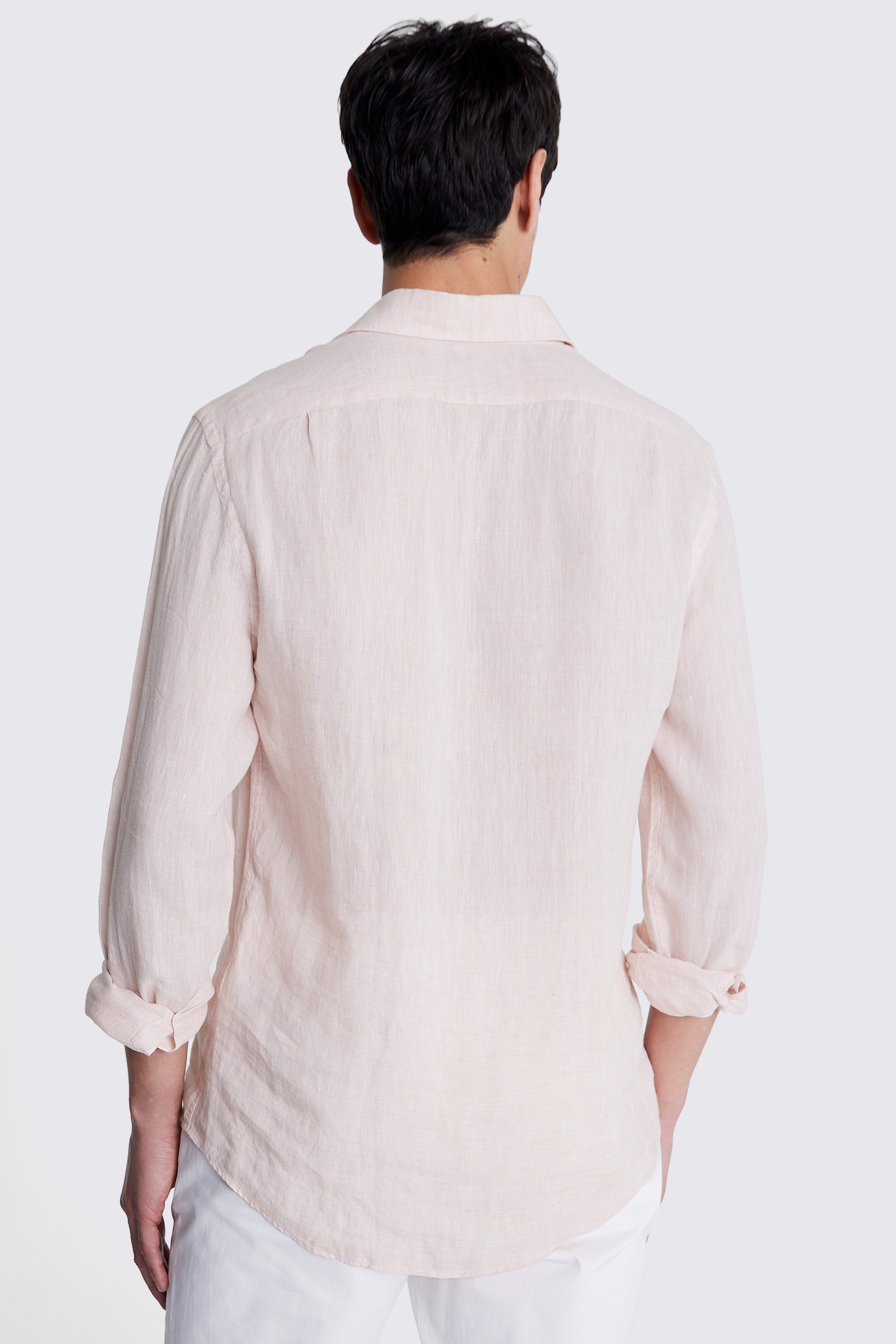 Cotton Linen Camel Stripe Shirt   Buy Online at Moss