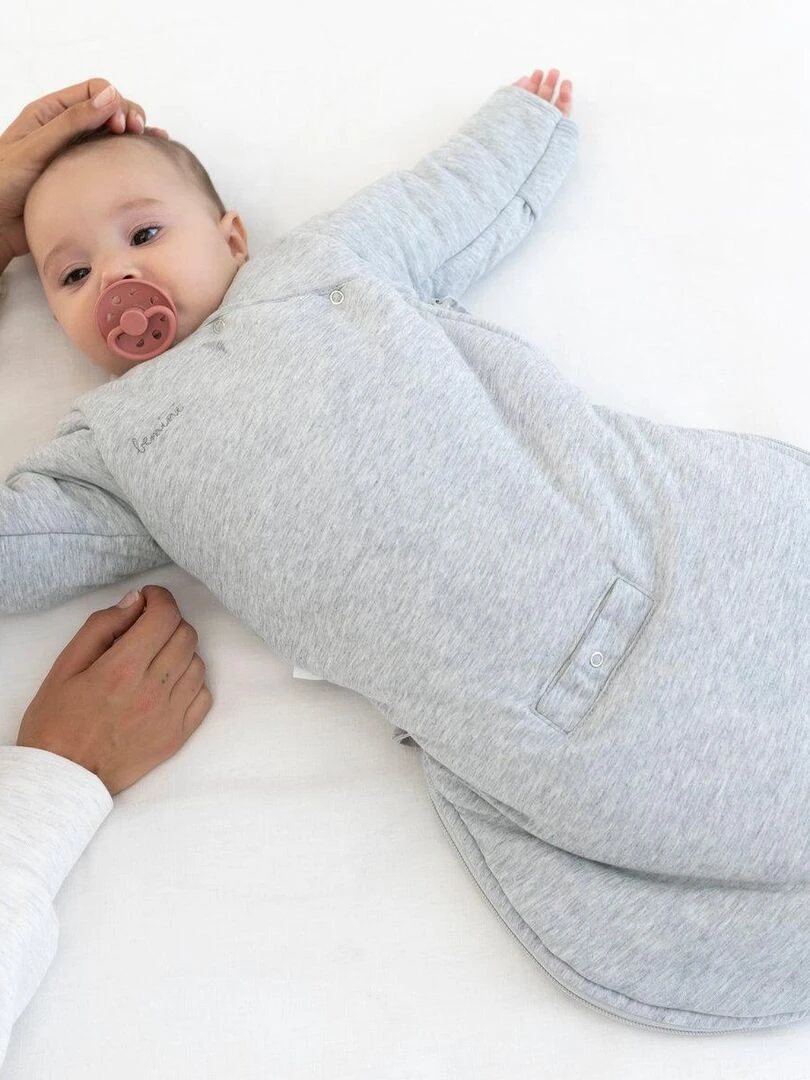 Bemini Gigoteuse 1 4 mois Pady jersey + jersey tog 3   Gris chiné