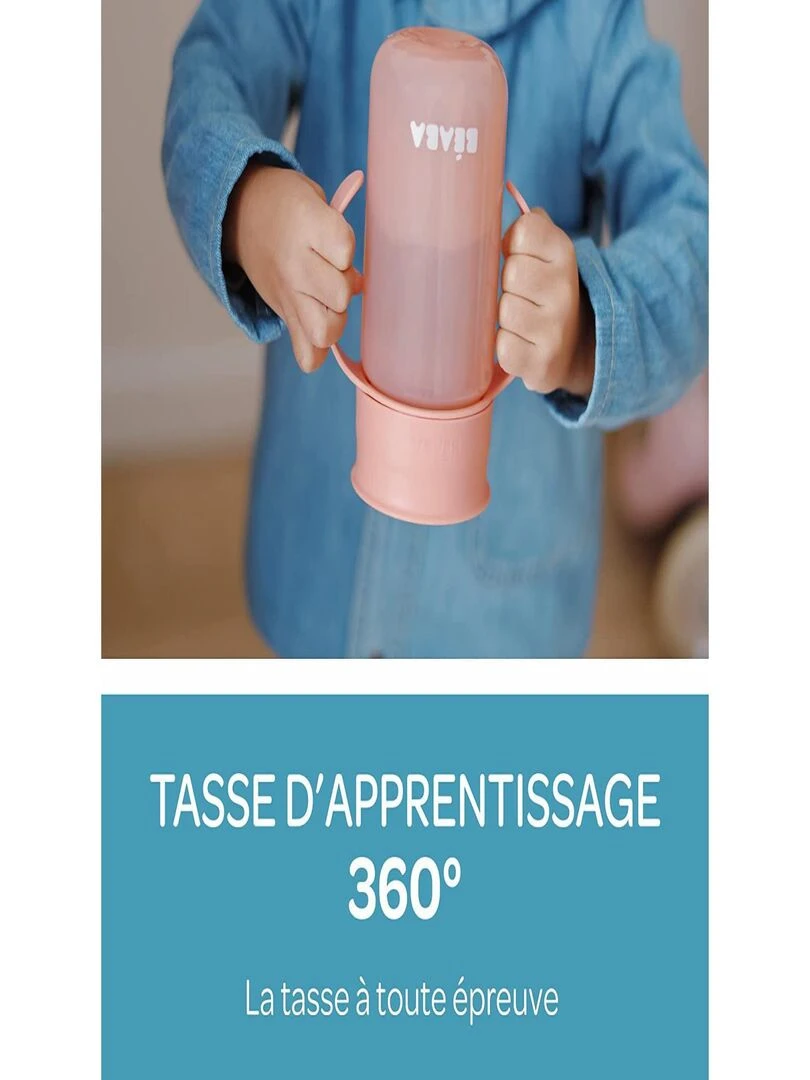 Tasse d’apprentissage 360° rose Rose