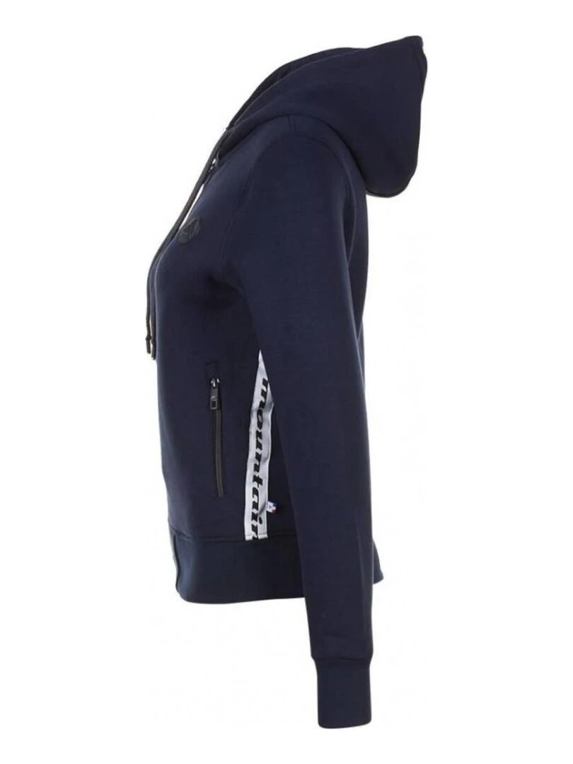 Sweat zippé à capuche femme ARGENTIERE   Bleu marine