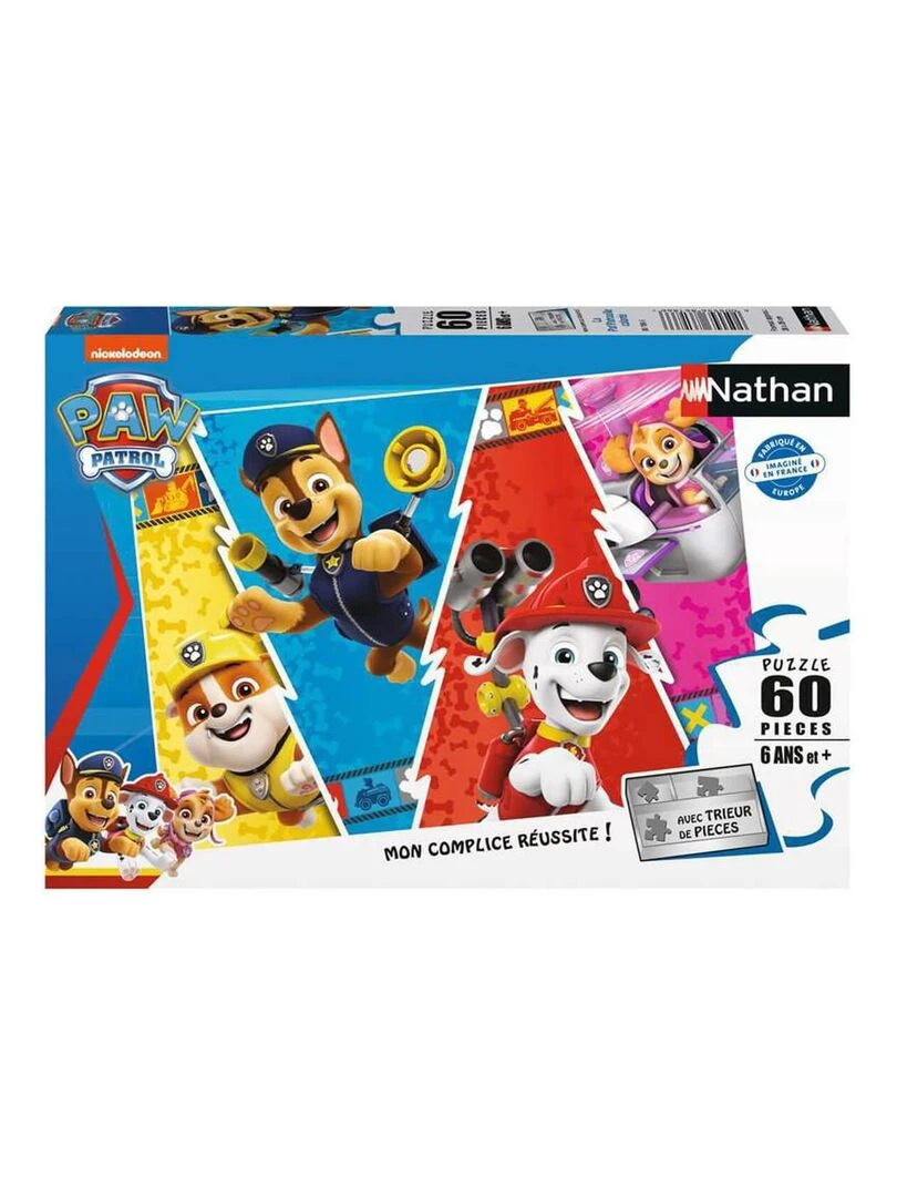 Puzzle 60 Pat Patrouille colorée N/A