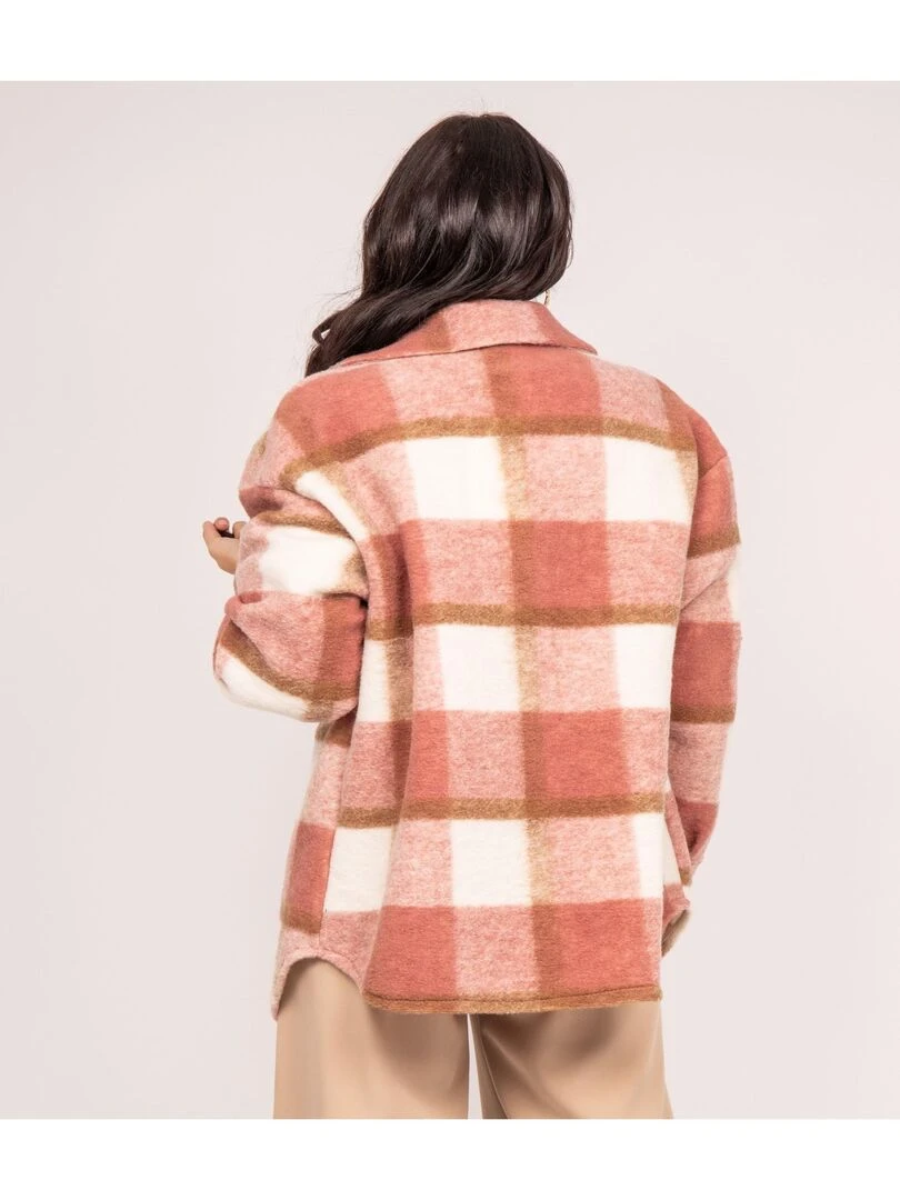 Surchemise carreaux UKARL Rose