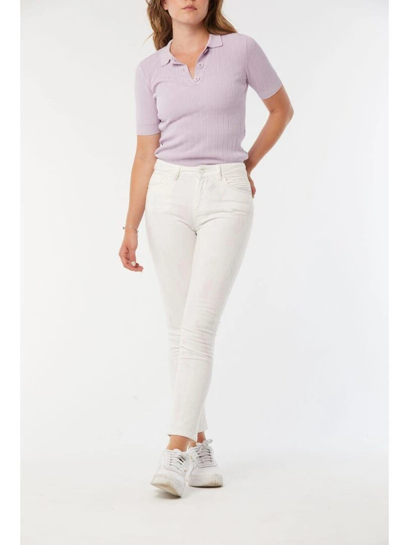 Lee Cooper   Pantalon coton slim LC135F   Bleu