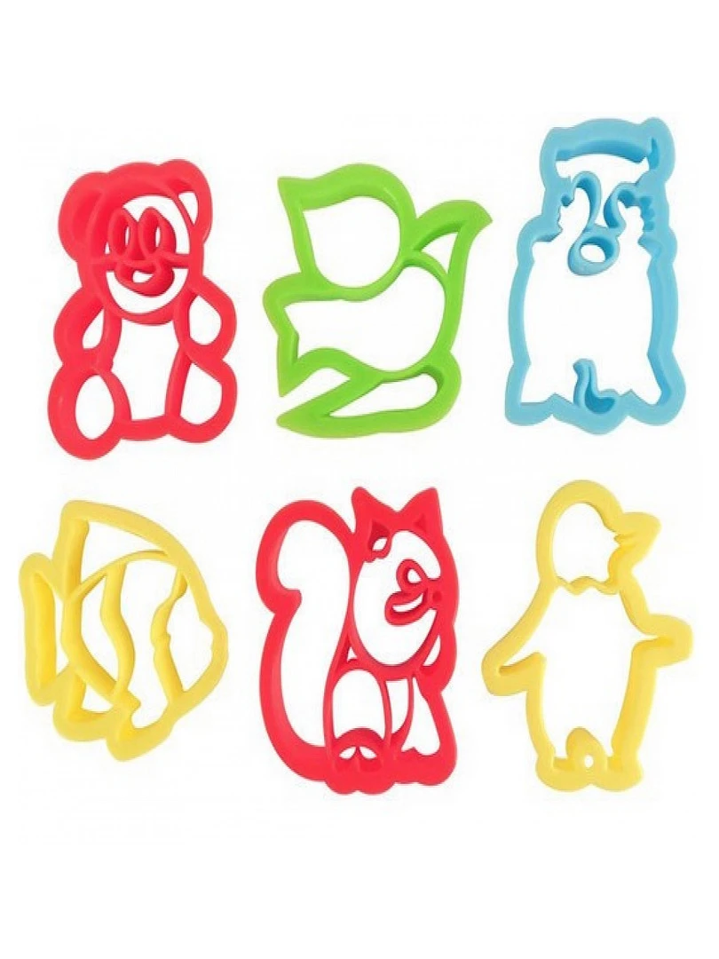 6 Grands Emporte pieces Animaux N/A