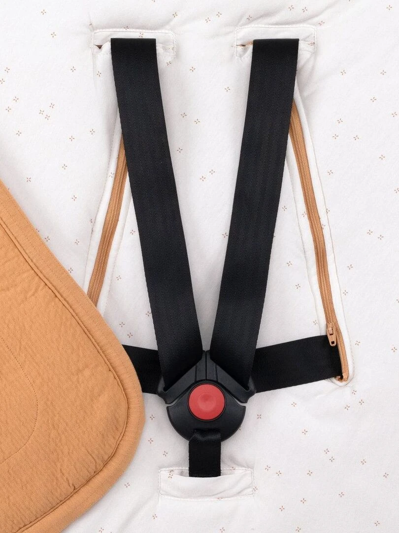 Bemini Nid d'ange BISIDE ouatiné Pady tetra jersey et jersey   Jaune clair