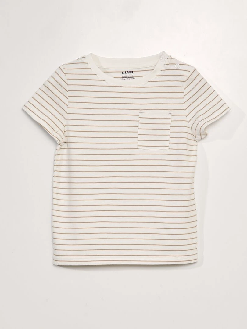 T shirt avec poche So Easy Blanc