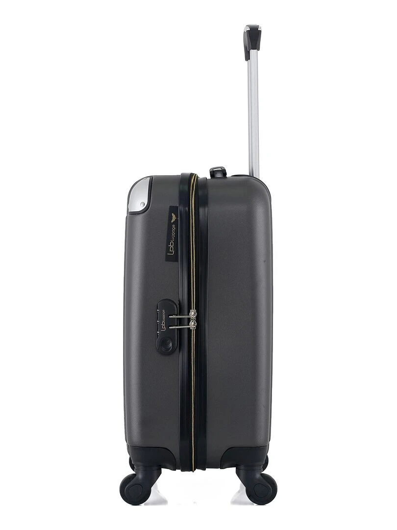 LPB LUGGAGE   VALISE CABINE ABS AMELIE E 4 ROUES 50 CM   Gris foncé