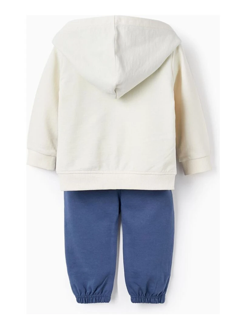 Manteau avec Capuche + T Shirt + Pantalon pour Bébé Garçon  NATURE TAKEOVER   Blanc