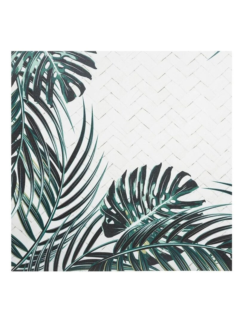 Tapis vinyle 50x75 Safari feuille Vert