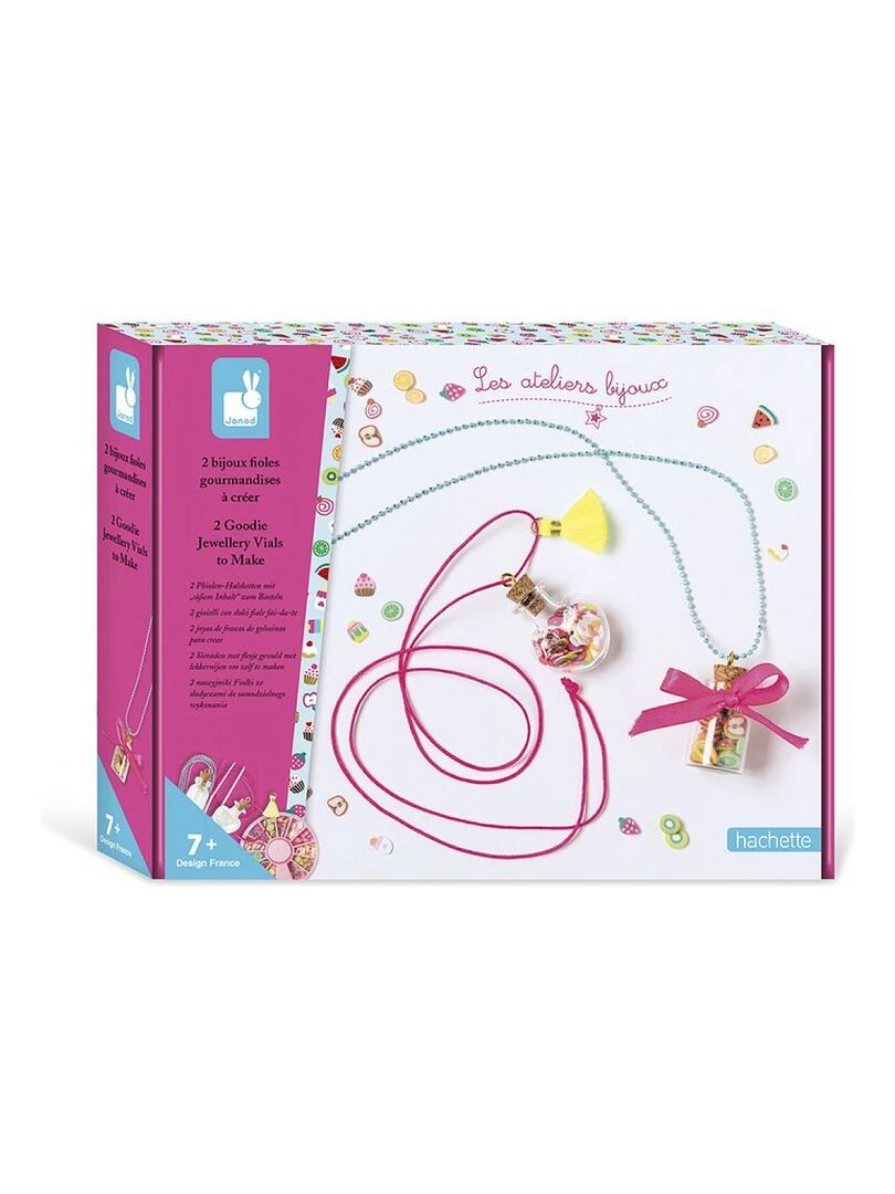 2 Bijoux Fioles Gourmandises A Creer   N/A