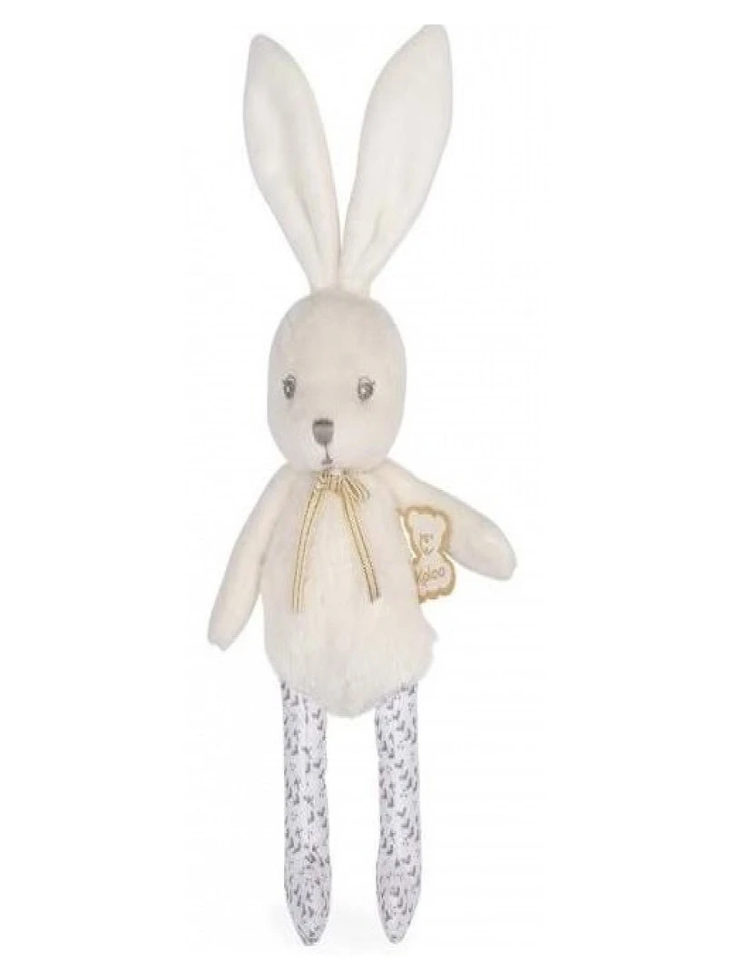 Hochet peluche Perle lapinou crème (17 cm) N/A