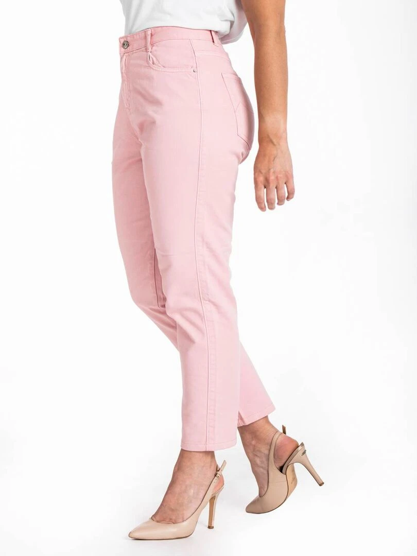 Jeans mom couleur NADIRA 'Rica Lewis'   Rose