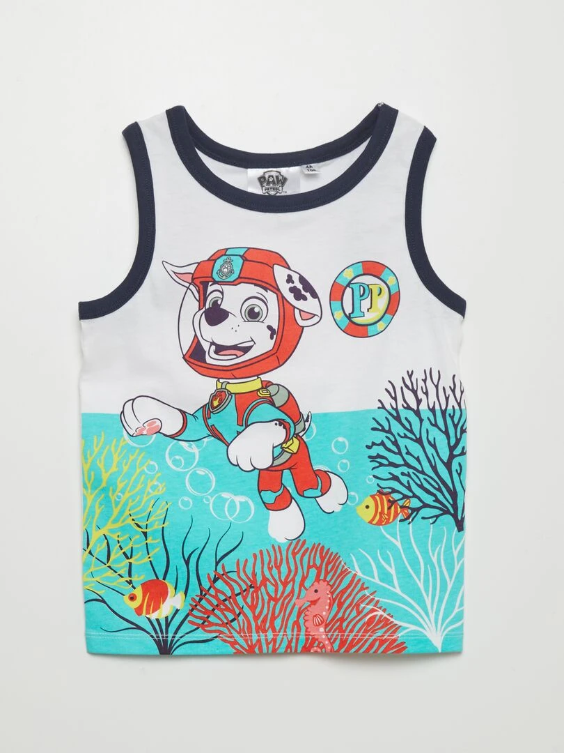 Ensemble débardeur + short 'Pat'patrouille'   2 pièces   Bleu
