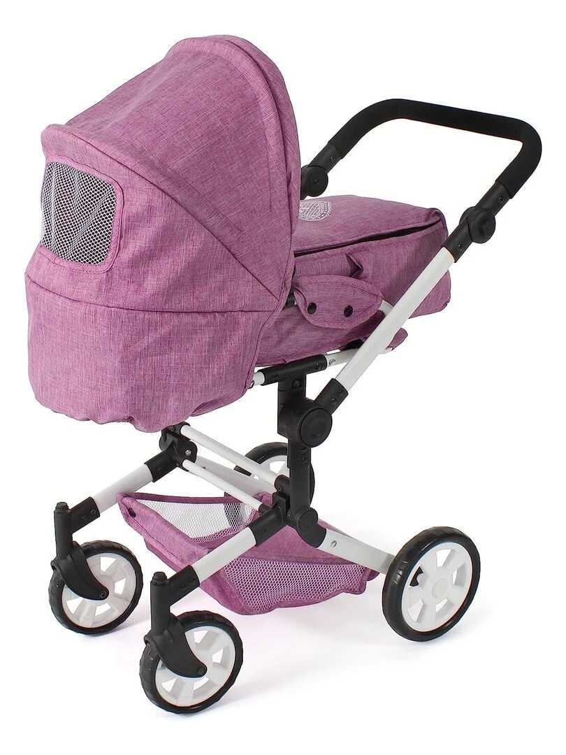 Poussette de poupée combinée JARA jean rose   N/A