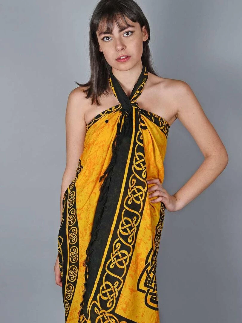 Paréo Batik Bali Jaune