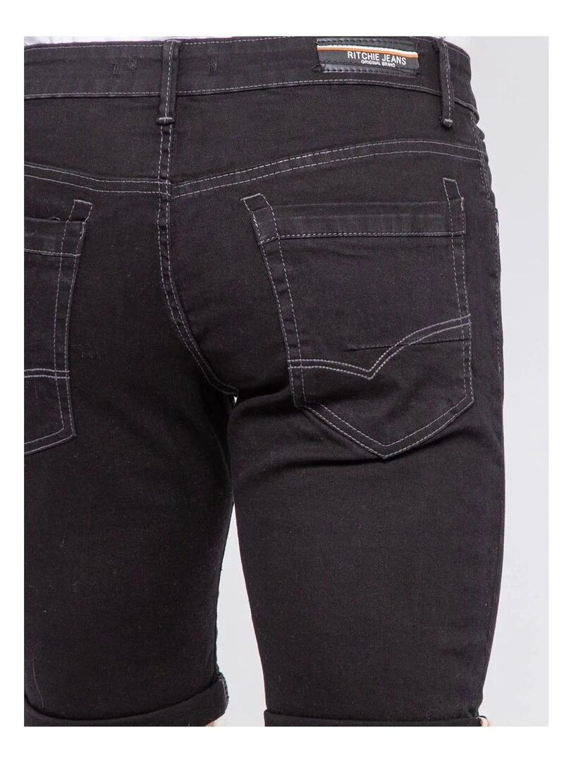 Bermuda en jean BLOYA   Noir