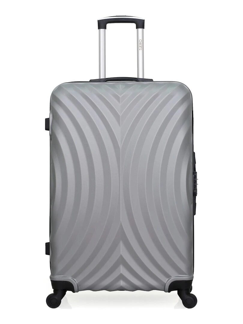Lot de 4 Valises Rigides Grand Format  Taille Moyenne  Cabine et Cabine XXS LAGOS M   Gris