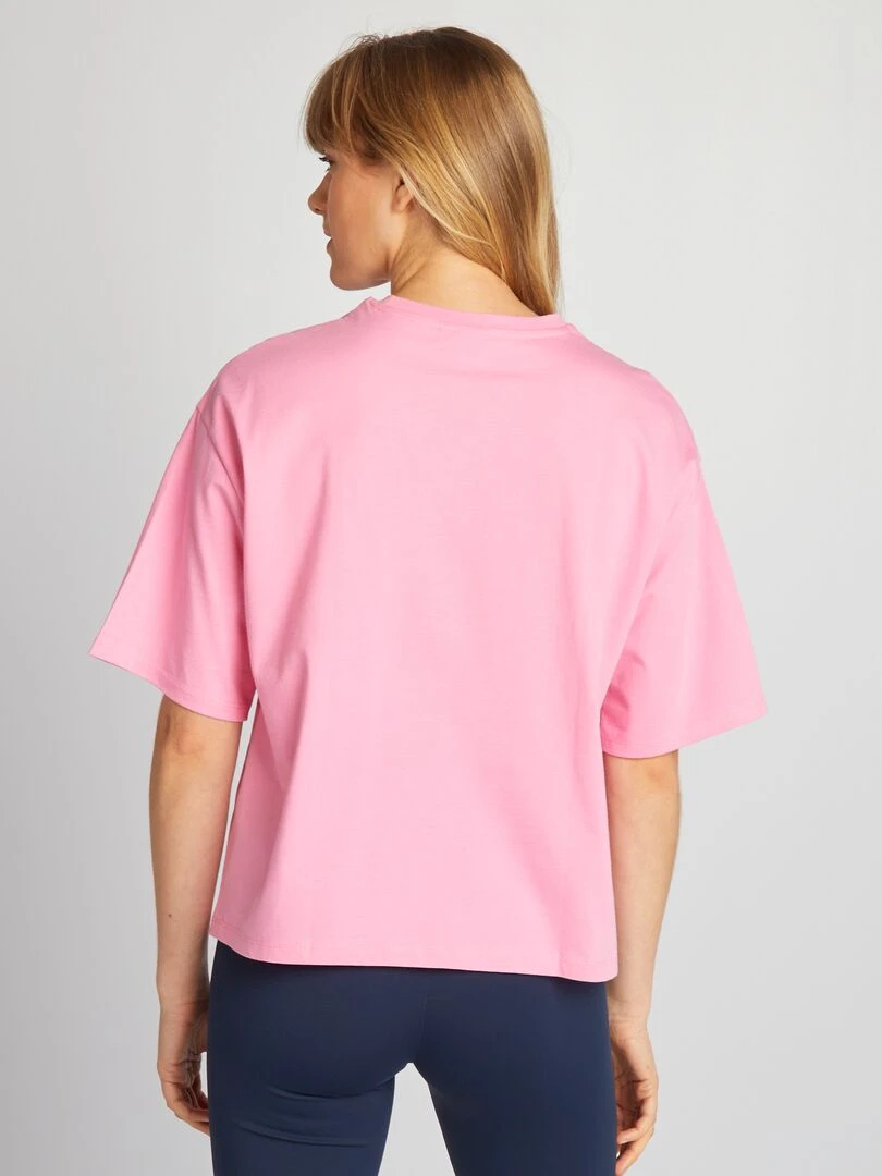 T shirt oversize style hippie 'Mickey' de 'Disney'   Rose