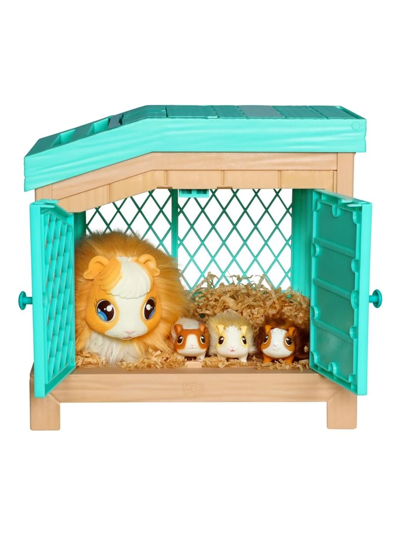 Little Live Pets Mama Surprise Maman cochon d'Inde avec cage et 3 bébés surprise   N/A