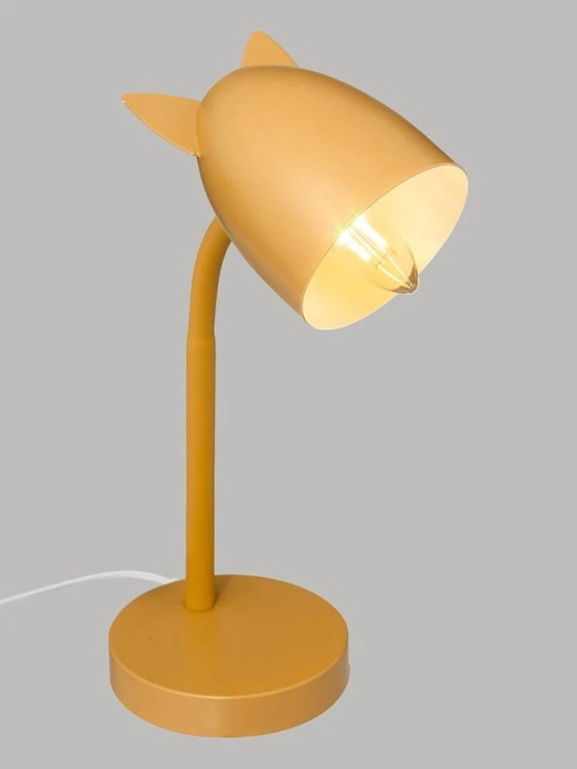 Lampe oreilles métal ocre   Jaune