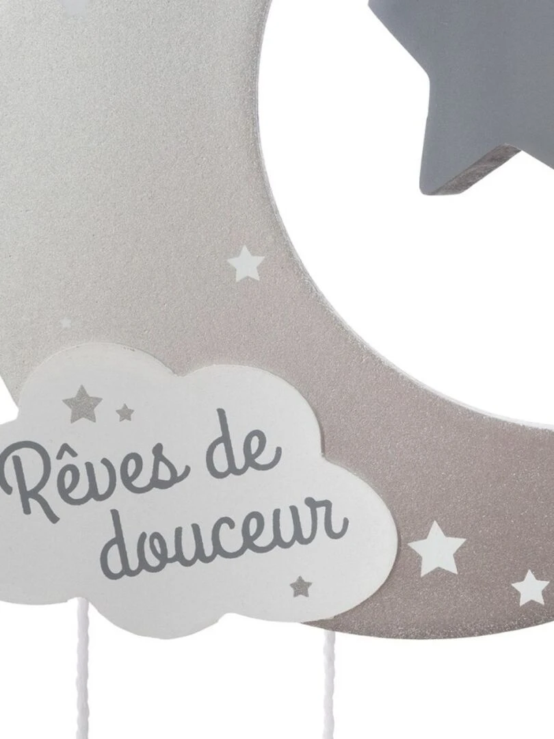 Suspension Lune gris Gris