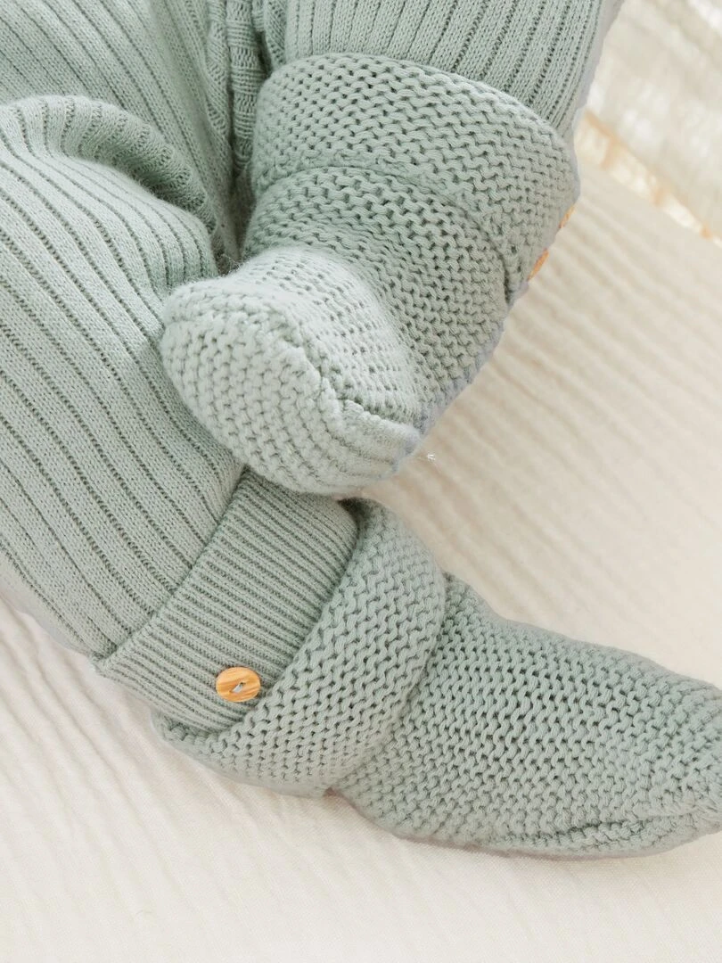 Box de naissance 'Welcome Baby' 5 pièces   Mixte   Vert gris