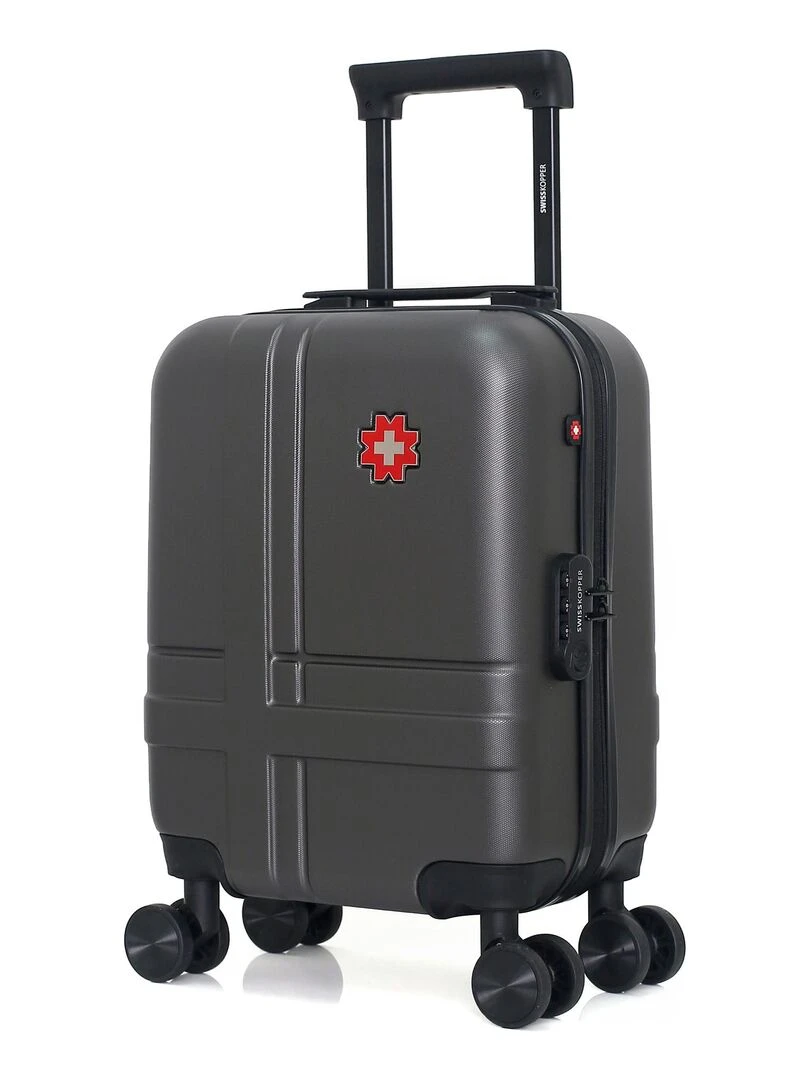 SWISS KOPPER VALISE CABINE XS USTER 4 ROUES 46 CM Gris foncé