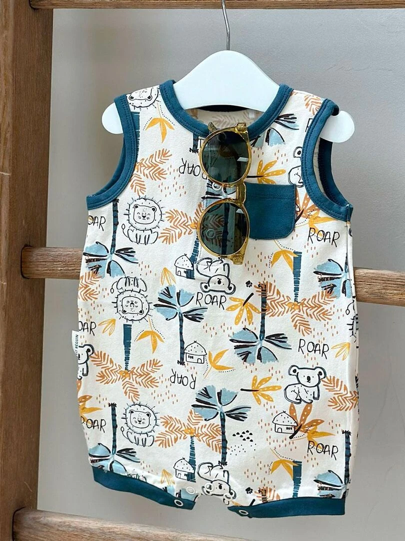 Barboteuse bébé Tapioca   Gris Gris