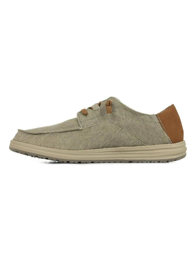 Baskets Skechers Melson Planon   Marron